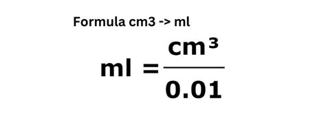 Cc (cubic centimeter) to Ml (milliliter) unit conversion chart table