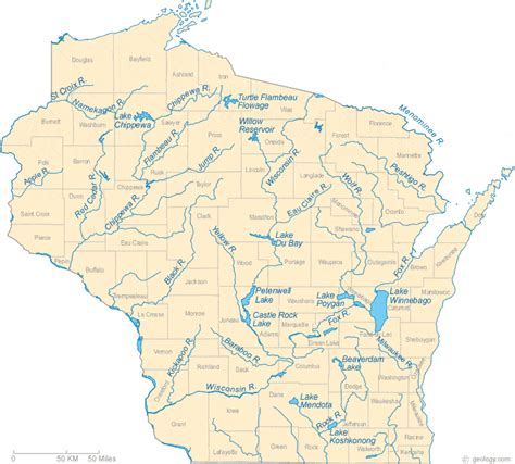 Map of Wisconsin