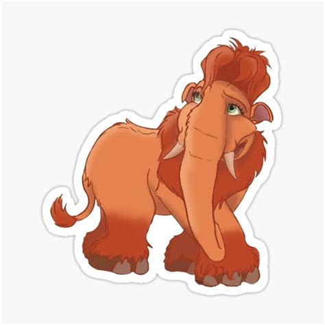 "Ice Age - Ellie" Sticker for Sale by swagster9 | Redbubble