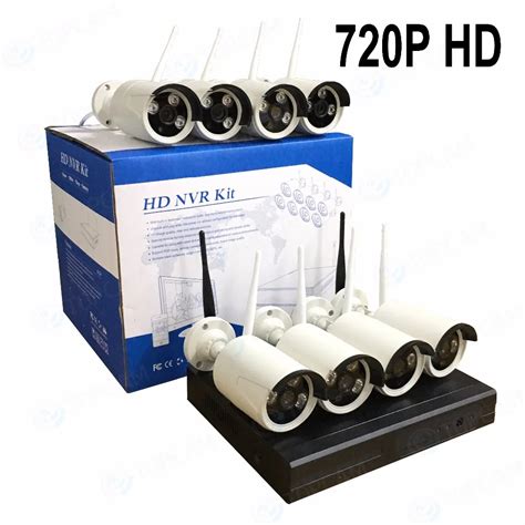 8CH Network Video Recorder Surveillance NVR Wifi Kit Network Camera Wireless 720P NVR 8X 1.0 ...