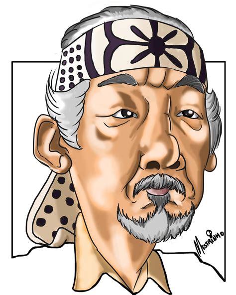 Sr Miyagi interpretado por Pat Morita. by MestrinhoCaricature on DeviantArt