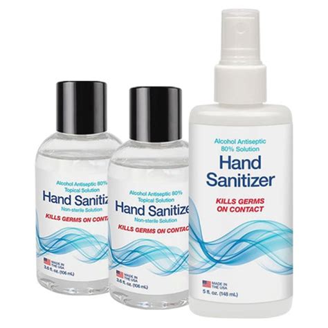 BleachRefills Antiseptic Hand Sanitizer Liquid Spray Bottle with Refills (12.2 oz)