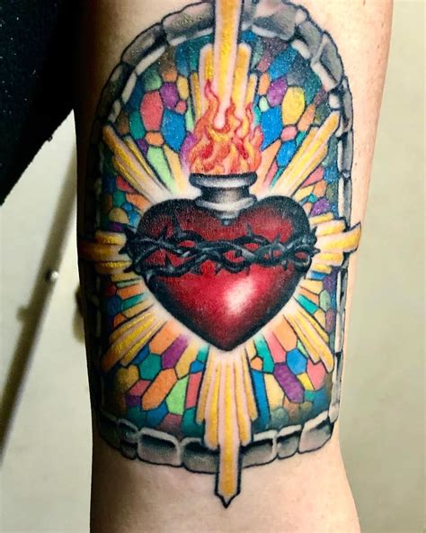 UPDATED: 44 Sacred Heart Tattoo Designs (July 2020)