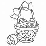 Coloring Pages Easter Baskets sketch template