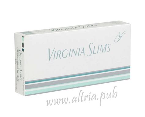 Virginia Slims 120's Menthol Silver [Pack Box] Cigarettes | Altria Pub Shop Online