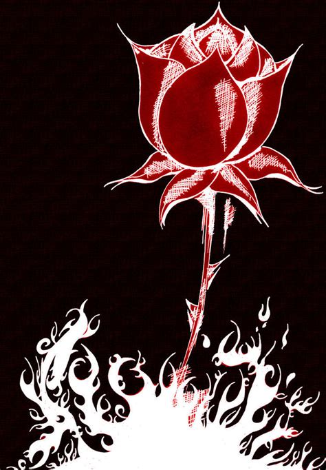 Bloody Rose by zerbinatti on DeviantArt