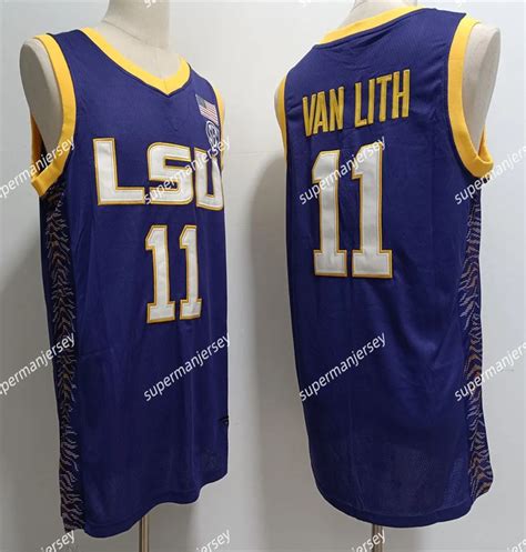 Stitched Angel Reese LSU Tigers Eastbay Basketball Uniforms Men's And ...