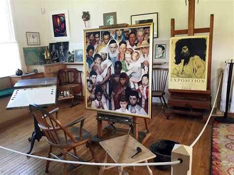 Tour Norman Rockwell's Studio at the Norman Rockwell Museum in ...