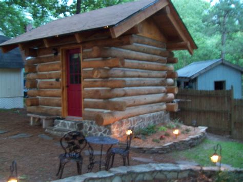 this is our log cabin shed that we built | Log cabin sheds, Cabin, Log ...