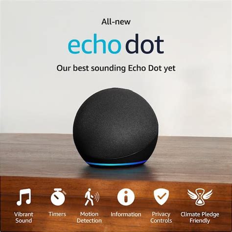 Amazon Echo Dot (5th Gen, 2022 Release) Smart Speaker with Alexa ...