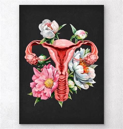 Floral uterus anatomy art print – Codex Anatomicus Images Pop Art, Uterus Art, Unusual Wall Art ...