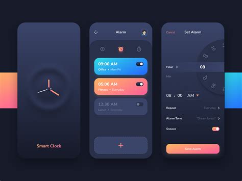 Smart Clock by InfyOm Technologies on Dribbble