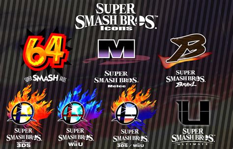 [Logos] Super Smash Bros. Logo Icons by RapBattleEditor0510 on DeviantArt