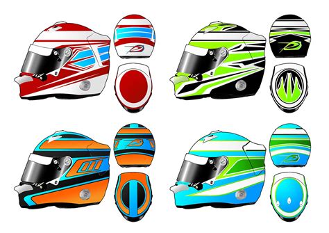 Racing Helmet Graphics and Paint Schemes on Behance