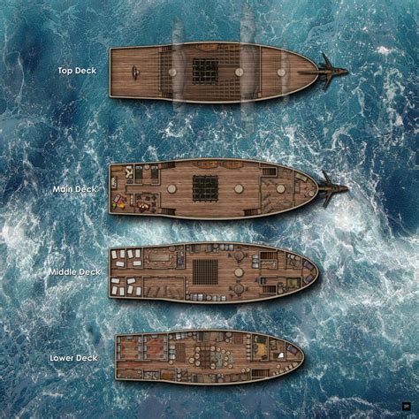 Ship Battlemap With Dressing 50x50 Units by mrvalor2017 on DeviantArt