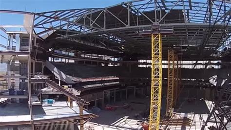 Las Vegas hockey arena construction filmed by drone | CBC Sports