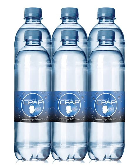 CPAP H2O Premium Distilled Water - 7 Bottle Pack (20oz) - Walmart.com