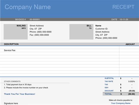 Free Printable Invoice Templates Of 52 Sample Blank Invoice Templates - Bank2home.com