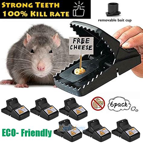 (6-PACK) PREMIUM REUSABLE MOUSE TRAPS / RAT TRAP RODENT SNAP TRAP–MOUSE BUSTERS! | eBay