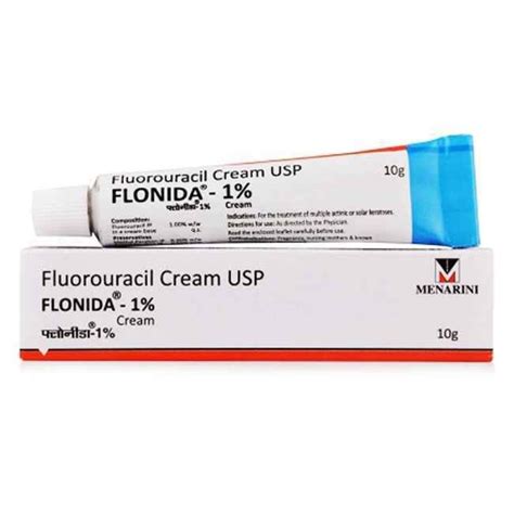 Fluorouracil (1% w/w) Flonida 1% Cream, Prescription, Treatment ...