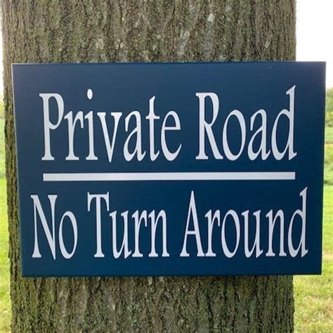 Private Property Wood Vinyl Signs for Home Decor and Business - Etsy