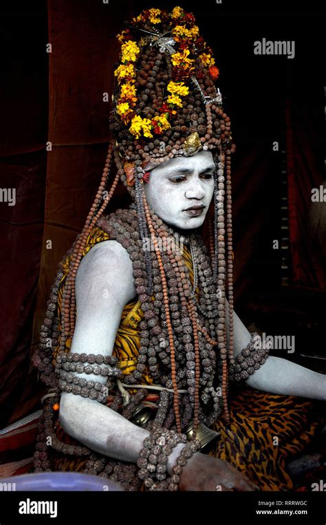 Naga sadhu hi-res stock photography and images - Alamy