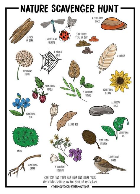 Nature Scavenger Hunt - Printable | Nature scavenger hunts, Nature scavenger hunt printable ...