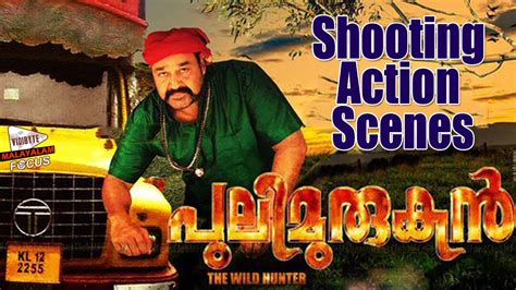 Mohanlal Shooting Action Scenes for Pulimurugan Malayalam Movie - YouTube