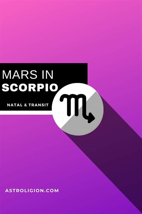 Mars in Scorpio: Meaning & Personality Traits | astroligion.com