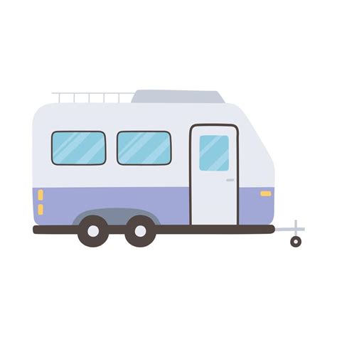 trailer of camper 3701668 Vector Art at Vecteezy