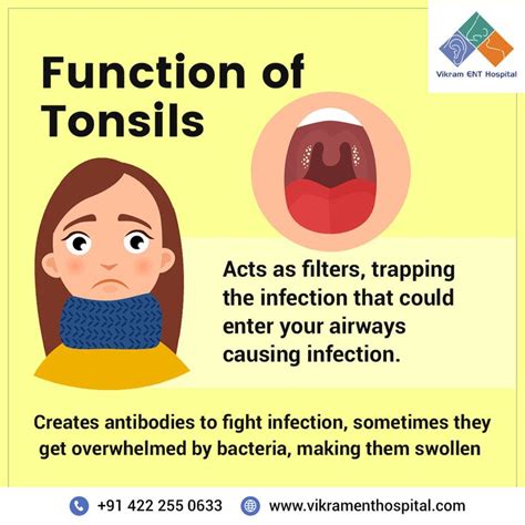 #ENTHospital #ENTCare #ENTDoctors #Tonsils play an important role in ...