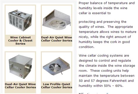 Dual-Air Quiet Wine Cellar Cooling Systems – Virtually Quiet Cooling ...