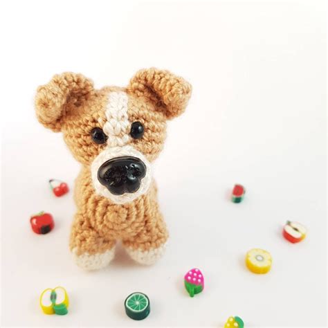 Crochet Dog Pattern Little Puppy Tutorial Miniature in - Etsy