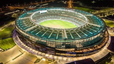 Perth Stadium boundary distance: What is Optus Stadium Perth boundary size and ground dimension ...