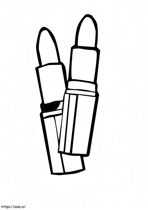 Lipstick coloring page