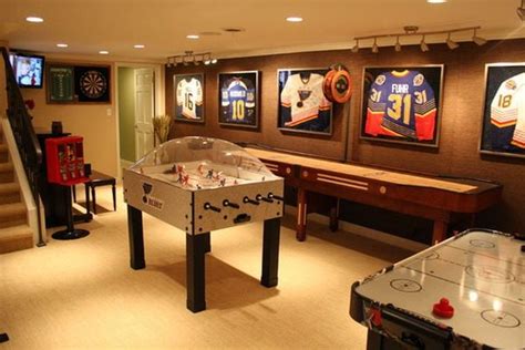 20 Amazing Sports Themed Basement Designs