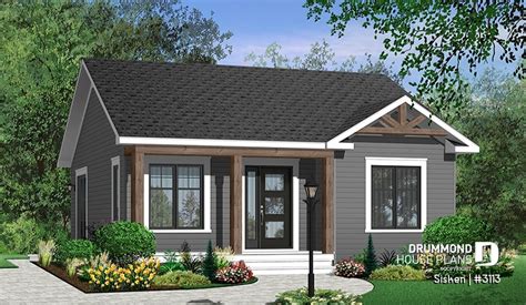 House plan 2 bedrooms, 1 bathrooms, 3113 | Drummond House Plans