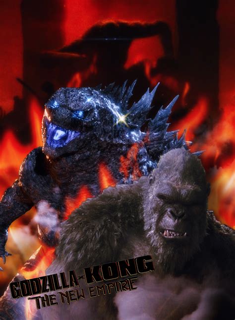 Godzilla X Kong the new empire fan poster | Godzilla vs. Kong | Know ...