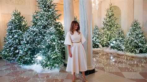 Is Melania Trump At The White House For Christmas - House Poster