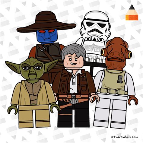 Drawing Lego Star Wars | Star Wars Coloring Pages | Drawing Star Wars ...