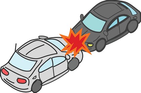 car crash cartoon vector illustration 17004947 Vector Art at Vecteezy