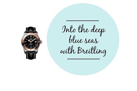 Into the Deep Blue Seas with Breitling | GingerSnaps