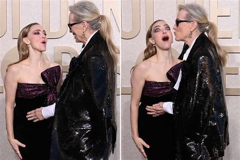 Amanda Seyfried, Meryl Streep Have Mamma Mia! Reunion at Golden Globes