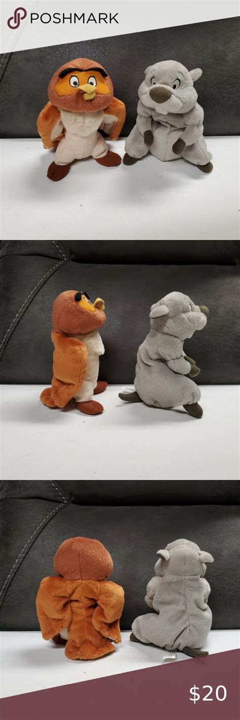 Plush Owl and Gopher from Disney's Winnie the Pooh Stuffed Animals ...