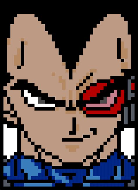 Vegeta Pixel Art Pixel Art Pokemon Pixel Art Anime Pixel Art Facile | Porn Sex Picture