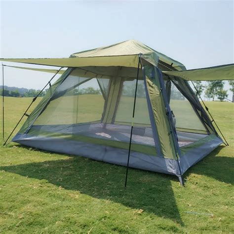 3 4 People Automatic Instant Pop Up wWaterproof Camping Hiking Tent waterproof Large Family ...