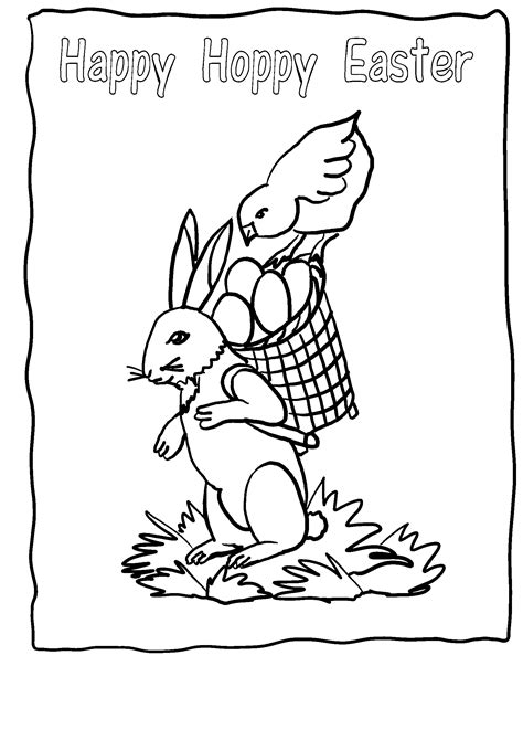 Free Printable Easter Bunny Coloring Pages For Kids