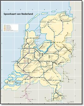 Ns Kaart Nederland Belgie - Vogels