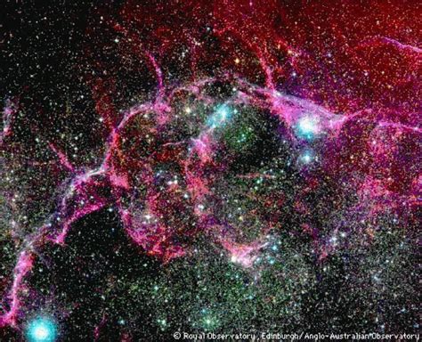 The Vela Supernova Remnant, located near the Vela Pulsar in the constellation Vela. | Nebula ...