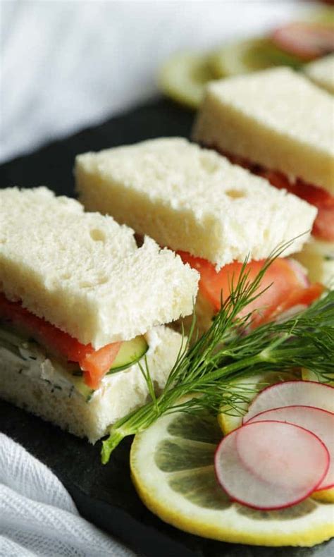 Smoked Salmon Tea Sandwich Recipe